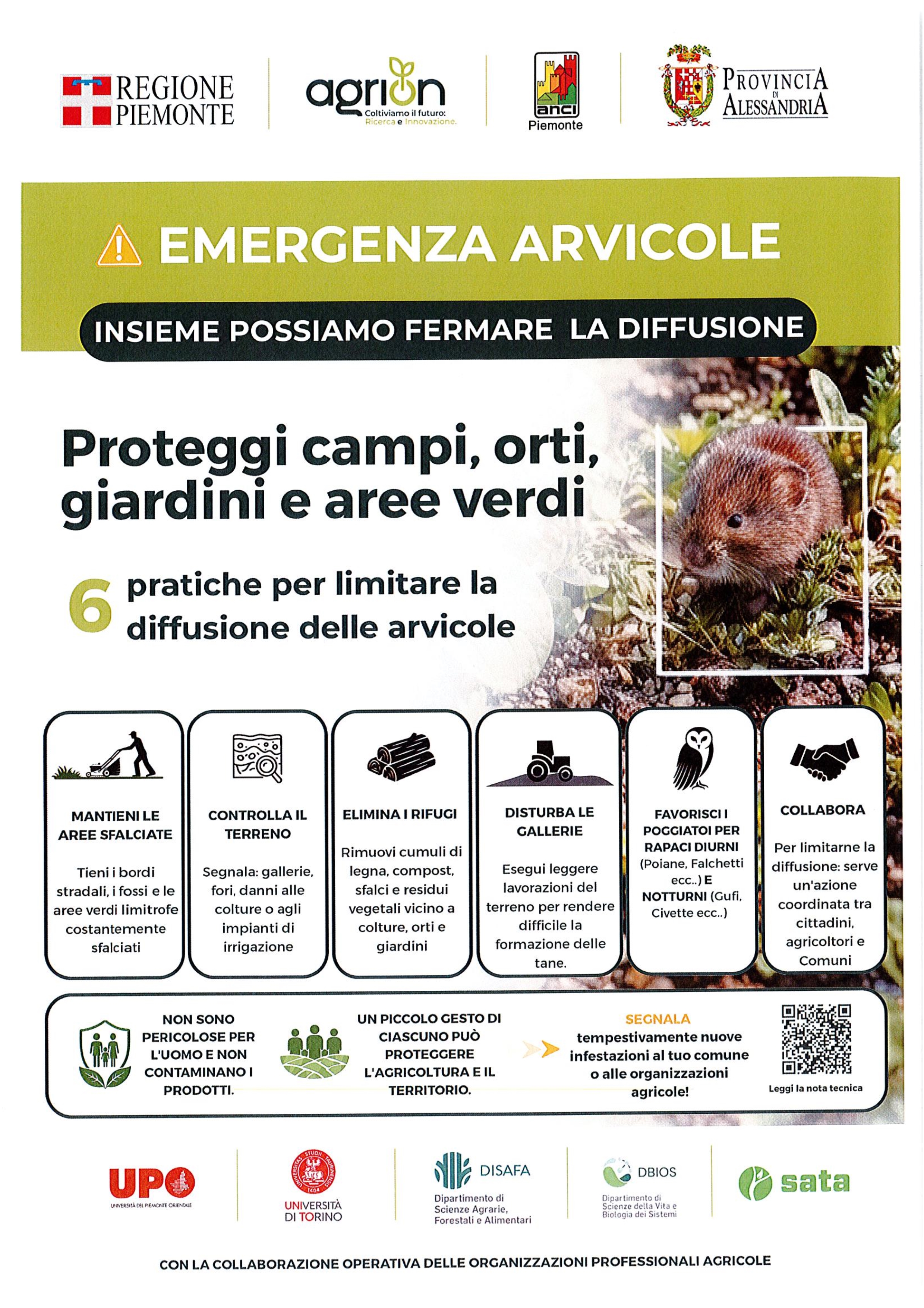 Emergenza arvicole